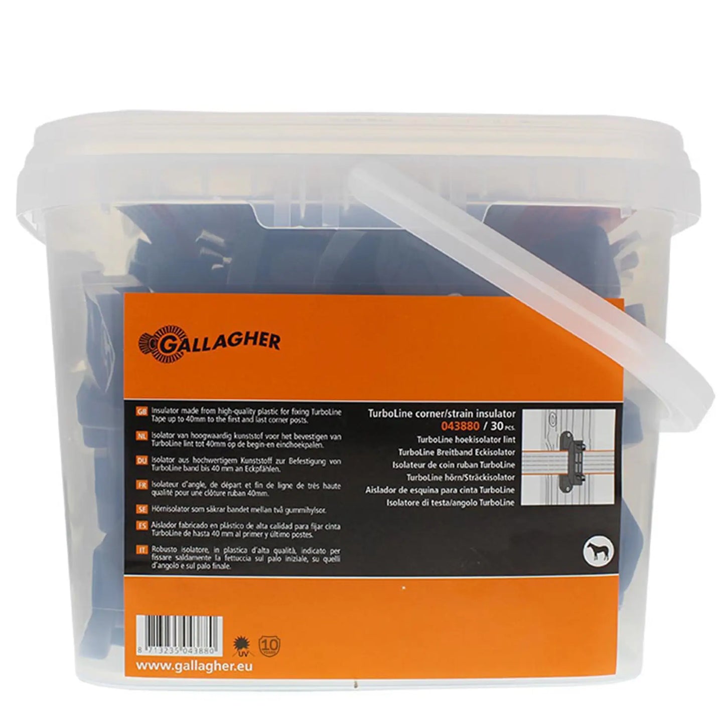 TurboLine Breitband-Eckisolator mit Flügelmutter