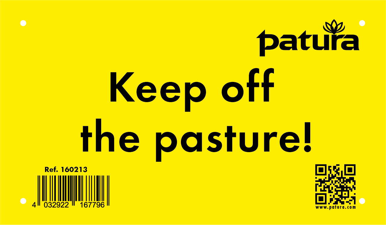 Warnschild - Weide betreten verboten