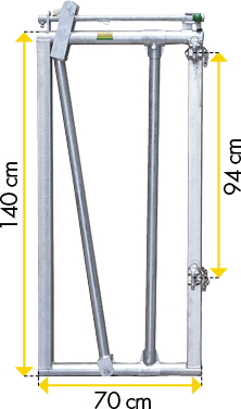 Fressgitter für Tierbehandlung