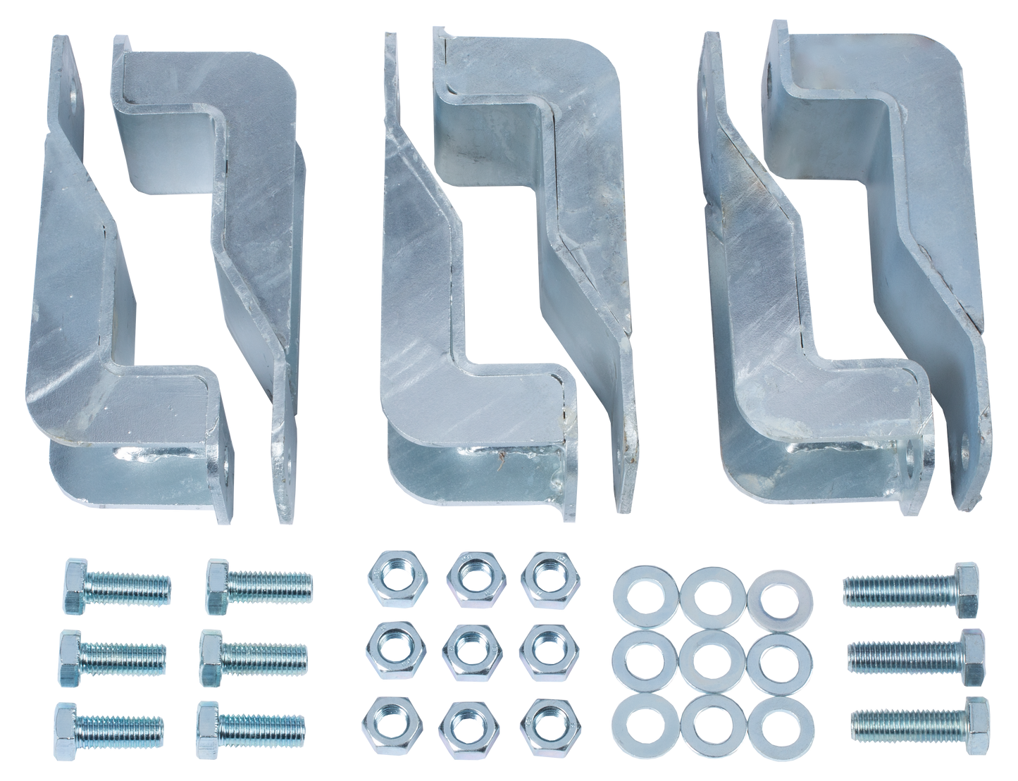 Halter für Schwingbürste an Pfosten