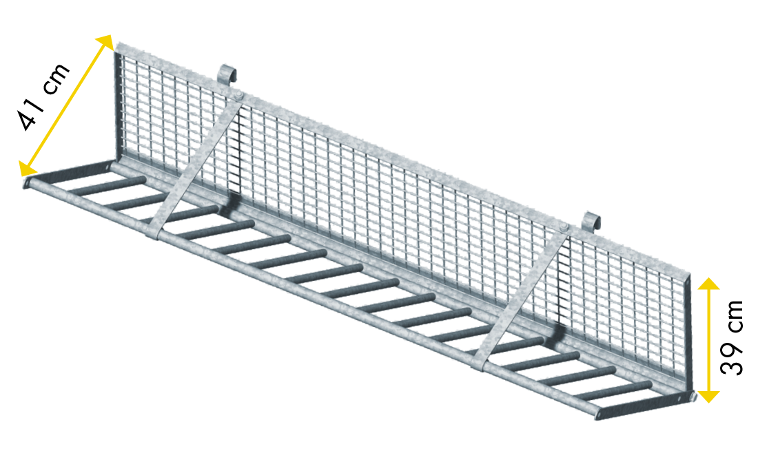 Heuraufe zum Einhängen in Horden