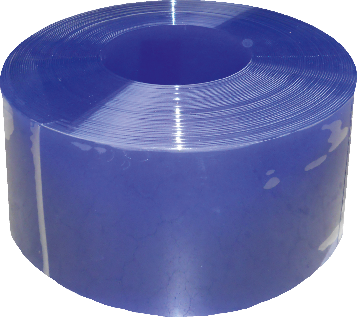 PVC-Streifen 300 x 3 mm blau-transparent