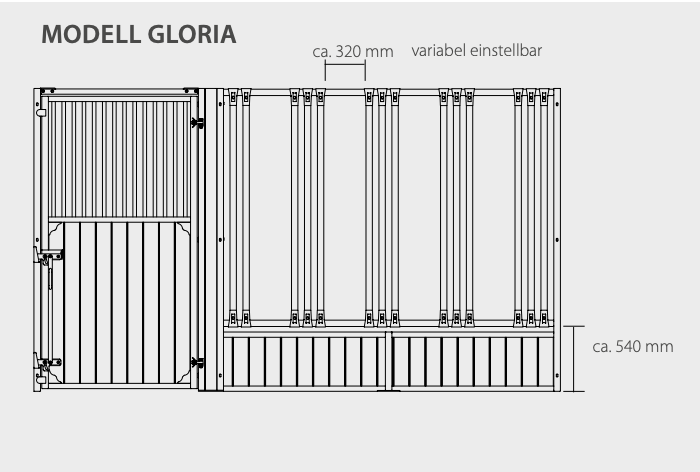 Raufenelement Gloria