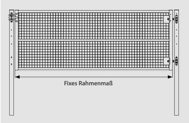 Weidetor verzinkt Comfort