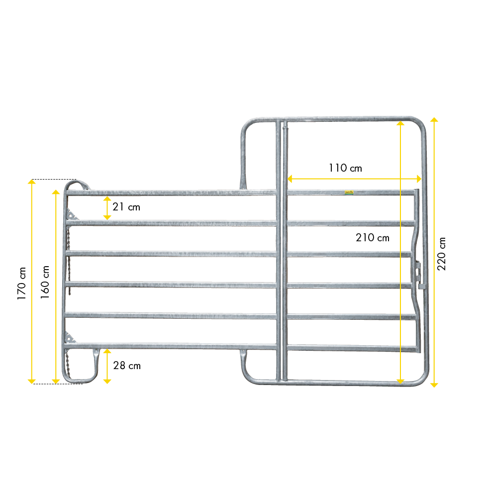 Panel Compact mit Tor
