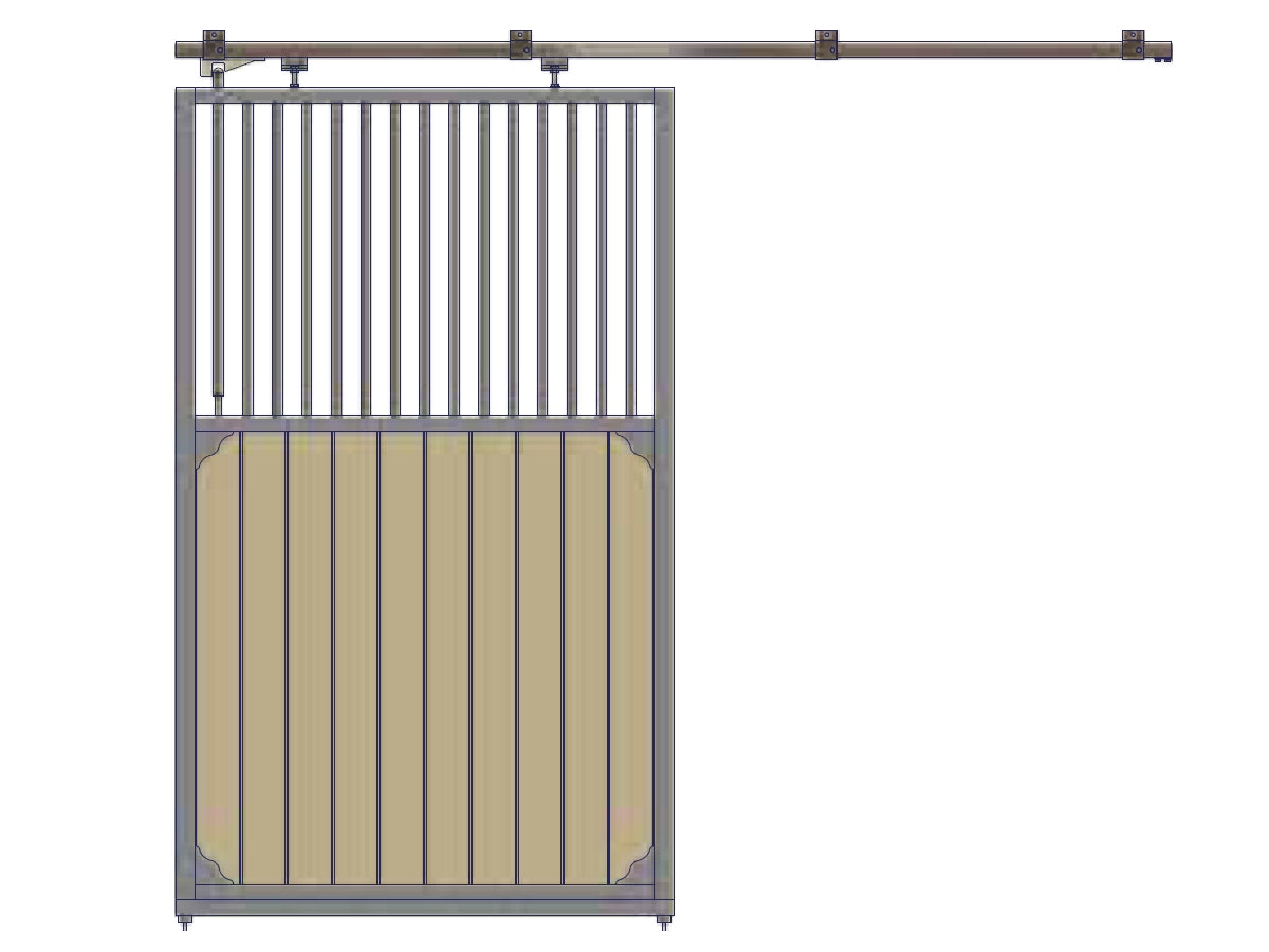 Schiebetür für Pferdebox