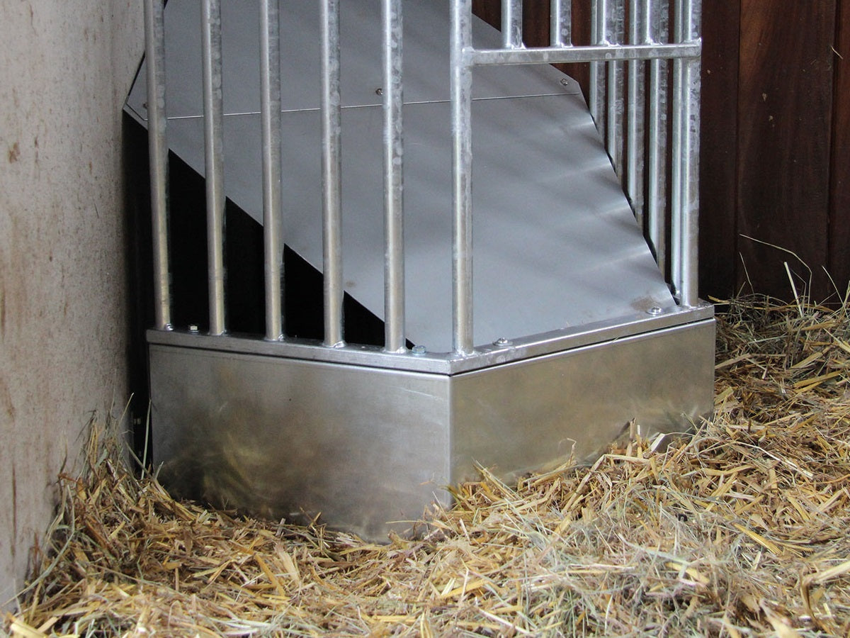 Untertrittschutz für Großraumheuraufe