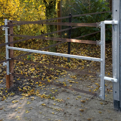 Weidetor verstellbar mit Stromführung / Torbreite 2,5 m bis 4,5 m