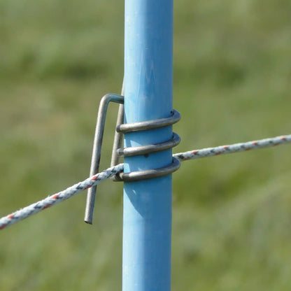 Edelstahlclip für Kunststoffpfahl 13 mm 10 Stück