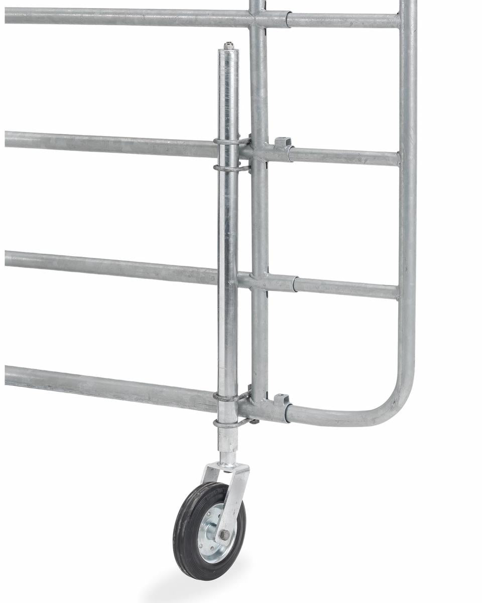 Gefederte Torrolle mit Vollgummi-Rad