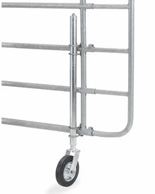 Gefederte Torrolle mit Vollgummi-Rad