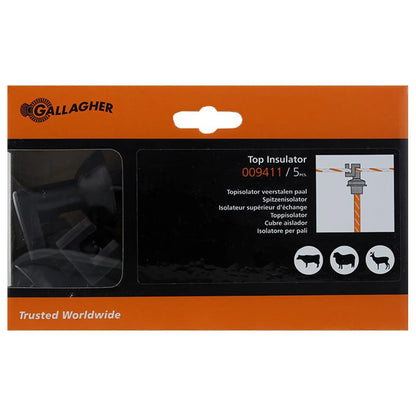 Kopfisolator für Federstahlpfahl oval 5 Stück