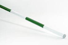 Hindernisstangen aus Holz, grün/weiß