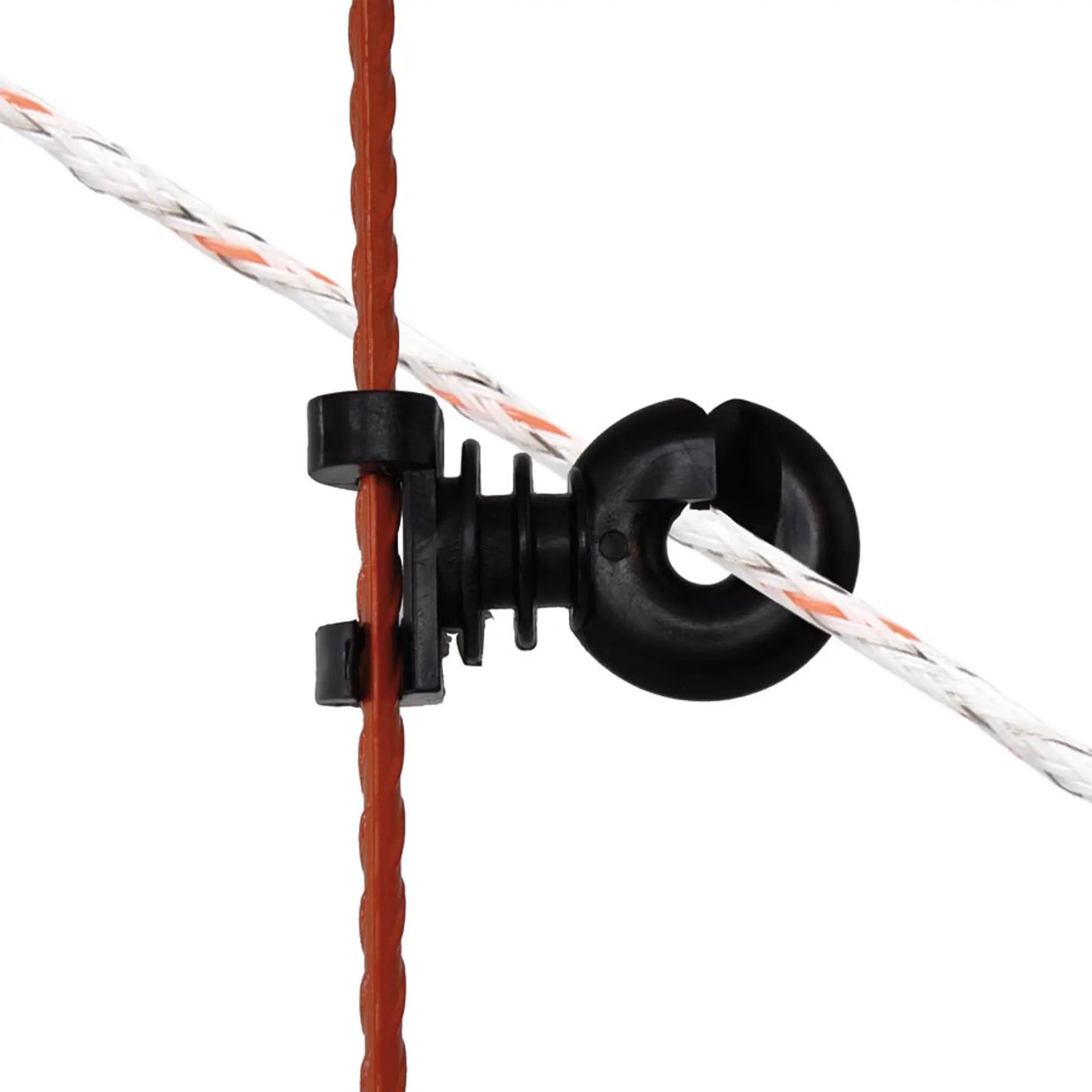 Doppelklipp-Isolator für Federstahlpfahl oval 10 Stück