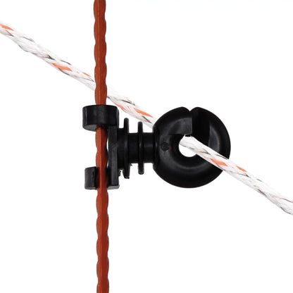 Doppelklipp-Isolator für Federstahlpfahl oval 10 Stück