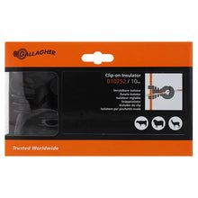 Doppelklipp-Isolator für Federstahlpfahl oval 10 Stück