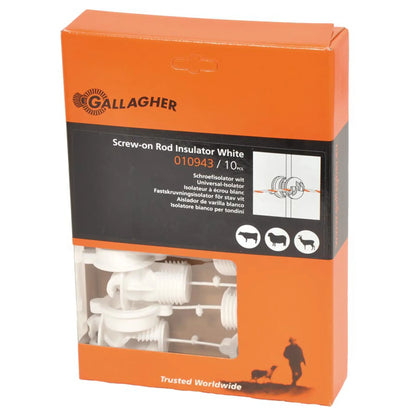 Universal-Schraubisolator Für ø6 bis 14mm pfahl 10 Stück