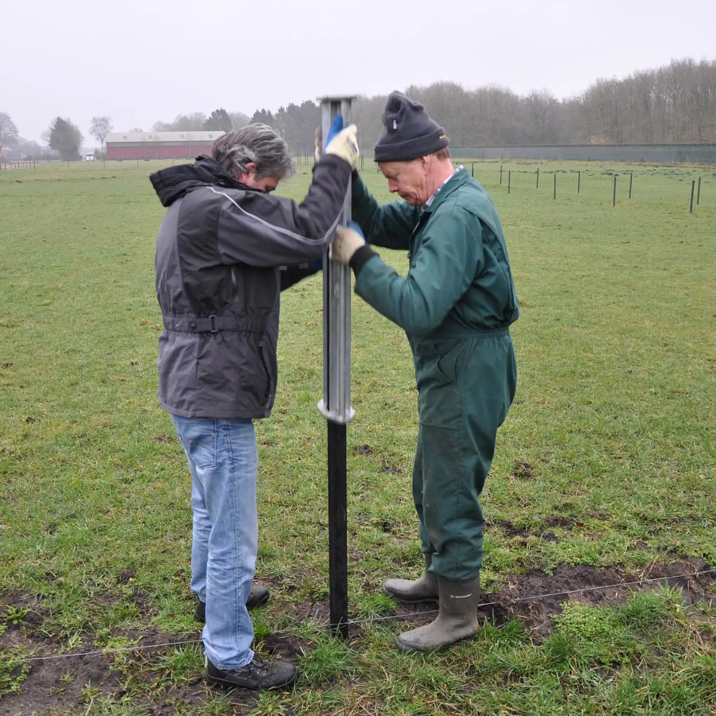 Ramme für Ecopfähle