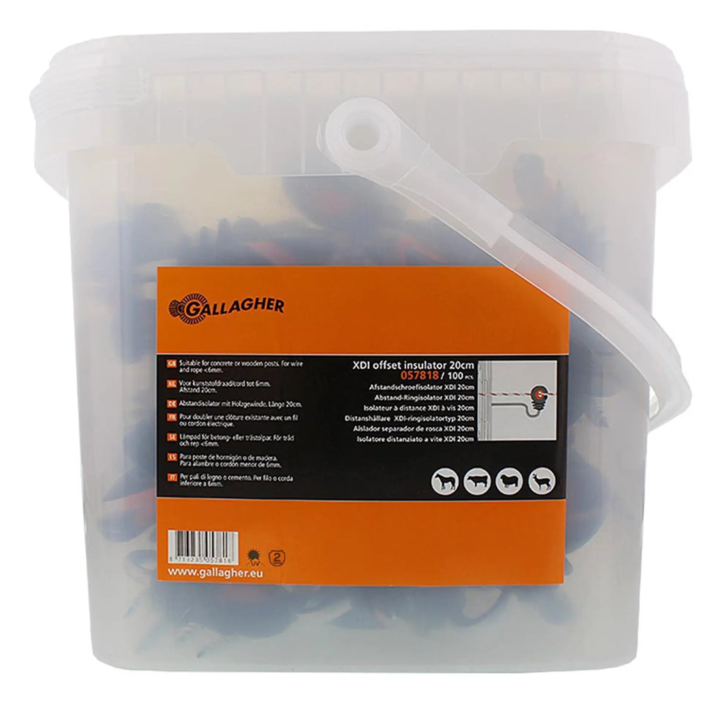 Abstand-Ringisolator XDI 18 cm 10 Stück