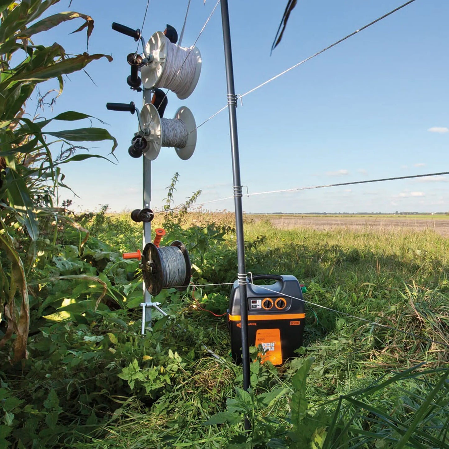 Kunststoffpfahl 19 mm schwarz 10 Stück