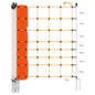 Schafnetz, orange 90/2-14/W-50 m