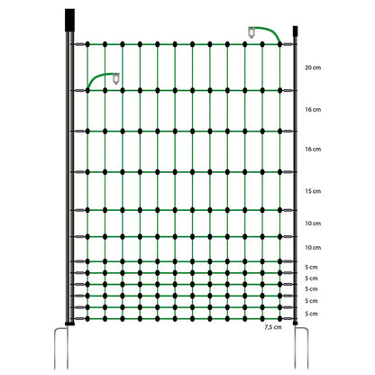 Tor für Elektrozaunnetze 120 x 100 cm