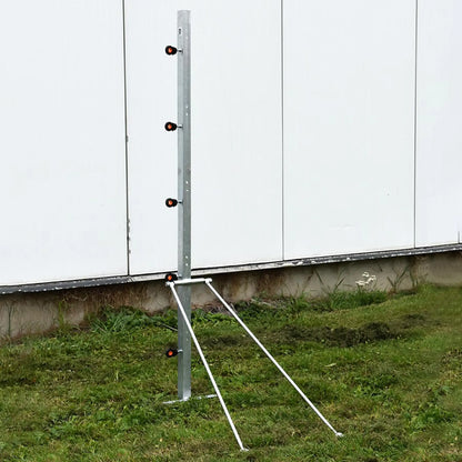 Montagepfahl 2,00 m für 5 Haspeln/Isolatoren