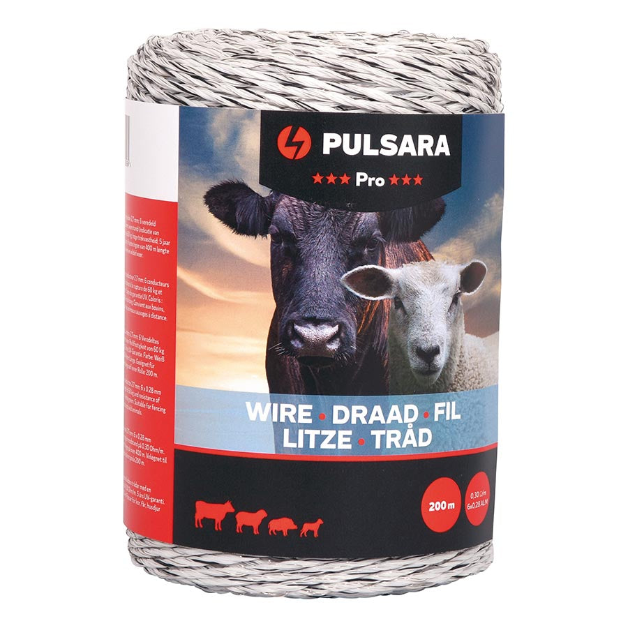 Pulsara Kunststoff-Litze Pro weiß