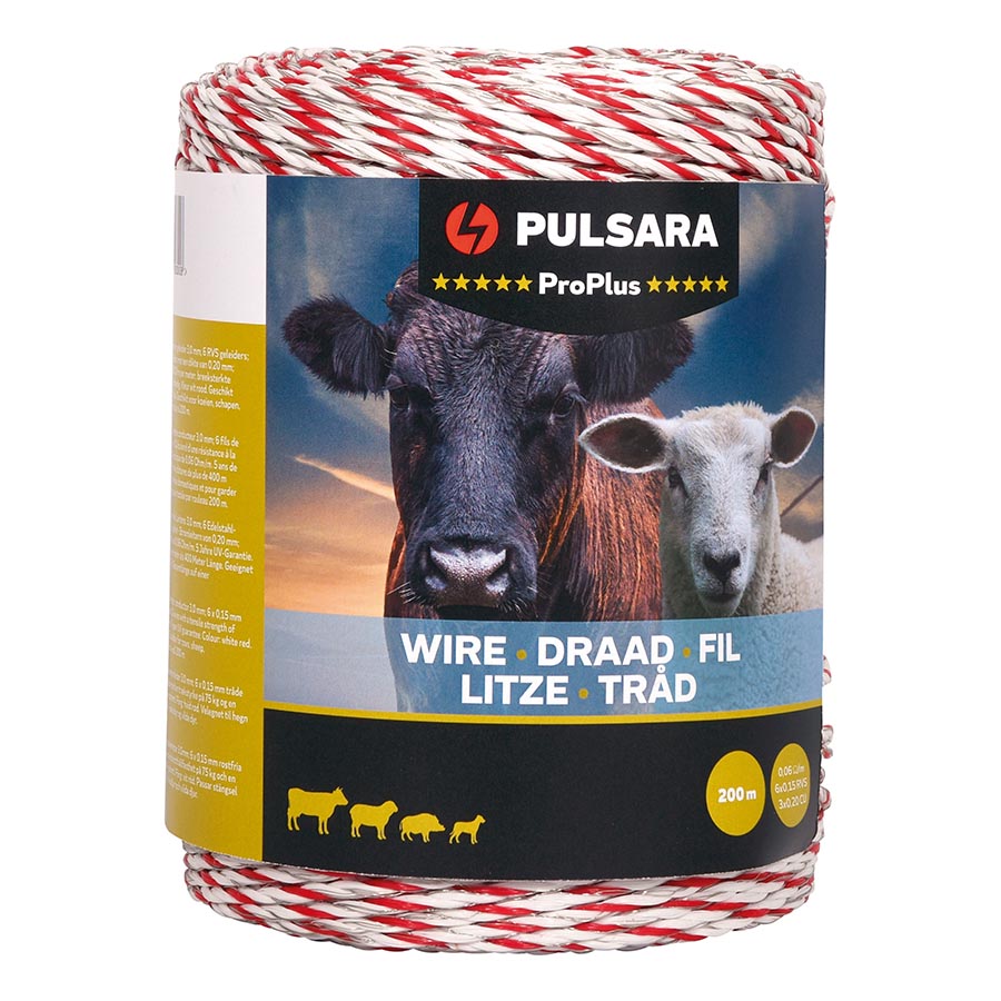Pulsara Kunststoff-Litze Pro Plus weiß