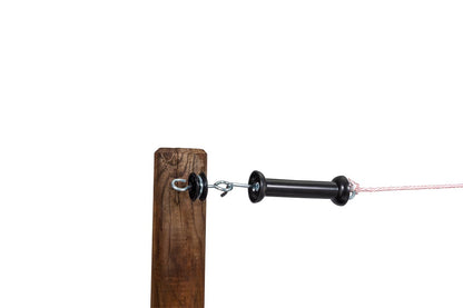 Torgriff Typ "N" mit Zugfeder und Haken, schwarz