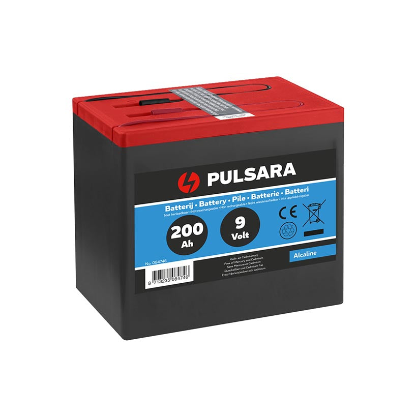 Alkali-Batterie Optimal 9V/200Ah große Box