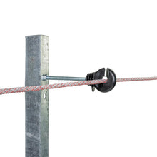 Abstand-Ringisolator 180mm/M6 für Metallpfähle (20 Stück)