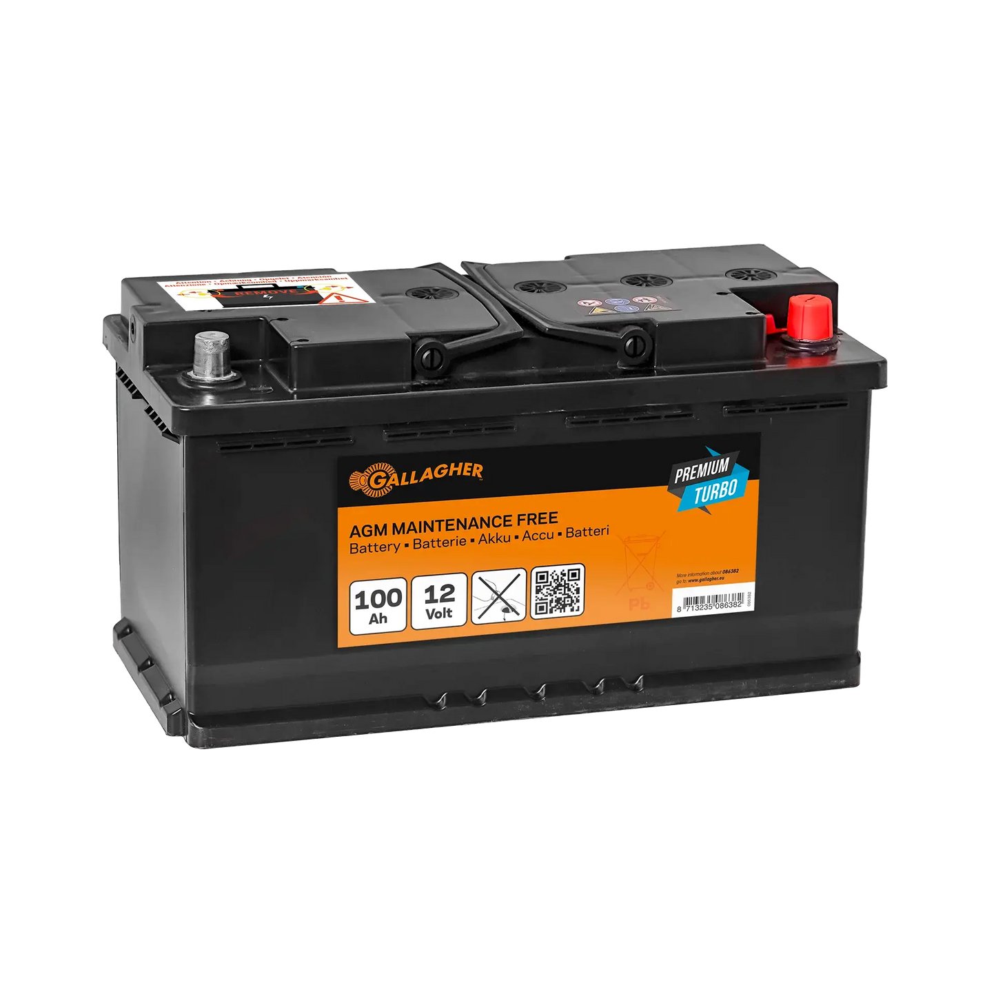 Weidezaunakku 12V Premium Turbo AGM