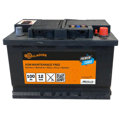 Weidezaunakku 12V Premium Turbo AGM