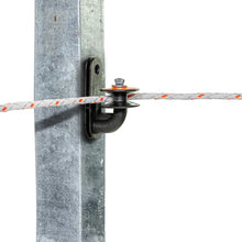 Rollen-Eckisolator für Metallpfähle 5 Stück