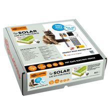 Elektrozaun Kit für Katzen solar