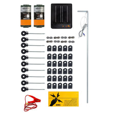 Elektrozaun Kit für Katzen solar