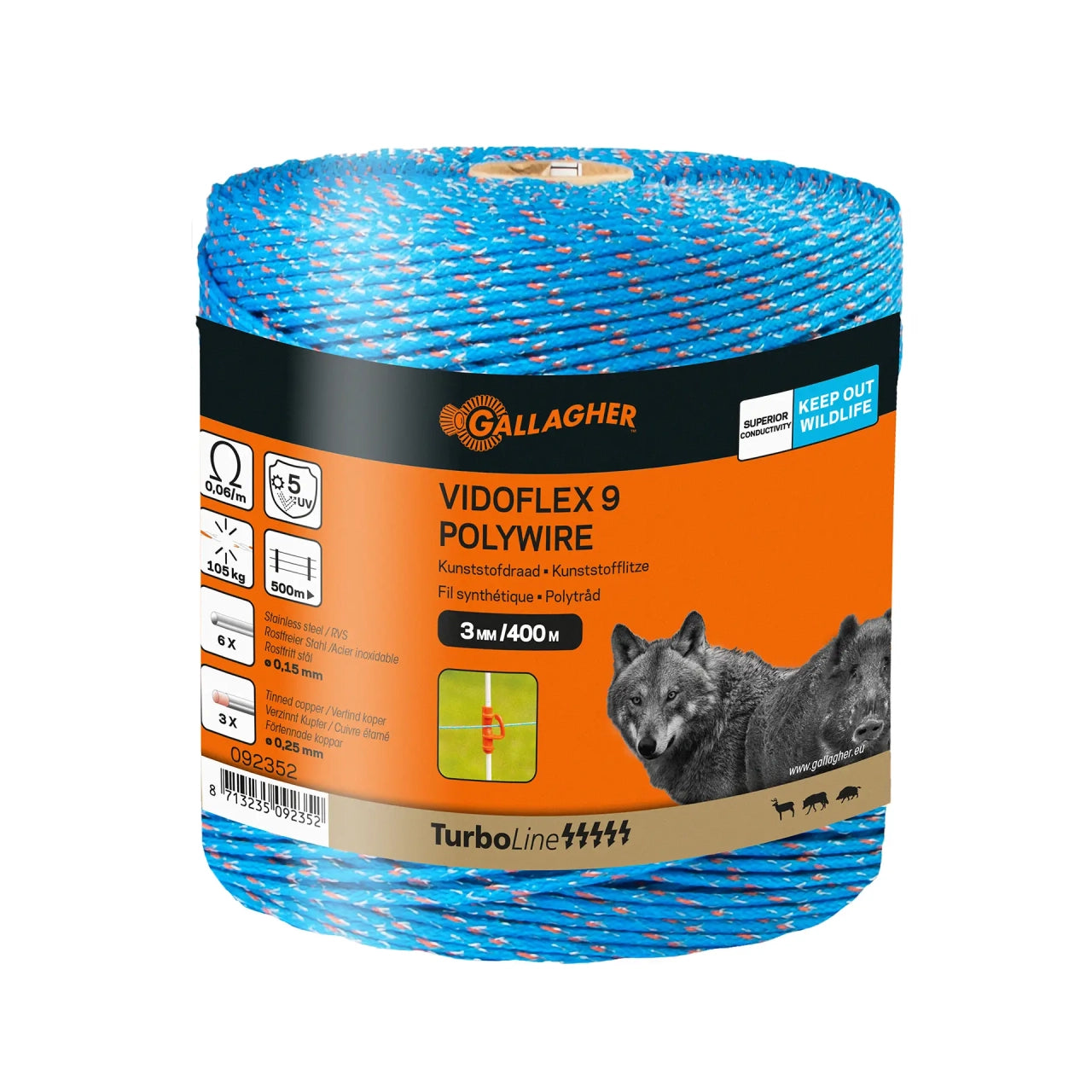 Zaunlitze Vidoflex 9 TurboLine Plus