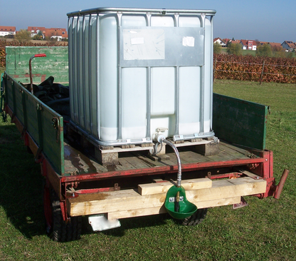 Rohrventil-Becken Mod. 10P robuste Kunststoffschale