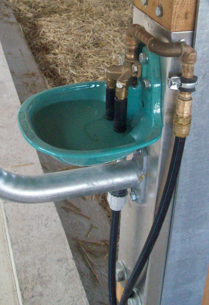 Doppel-Rohrventil-Becken Mod. 19R mit 3/4" Messingventil