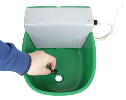 Schwimmerventil-Becken Modell 135PH Hochdruckventil, Inhalt 6 Liter heizbar, 24 Volt, 50 Watt