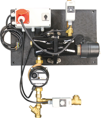 Umlaufheizsystem mit 400 W Pumpe
