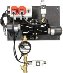 Umlaufheizsystem mit 400 W Pumpe
