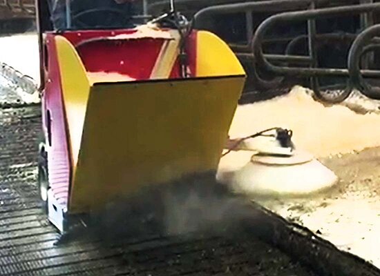 EG 540 Einstreugerät inkl. Spaltenschieber ASS 900