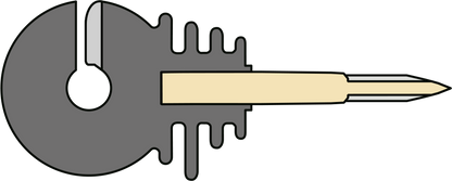 Ringisolator Compact mit Holzgewinde