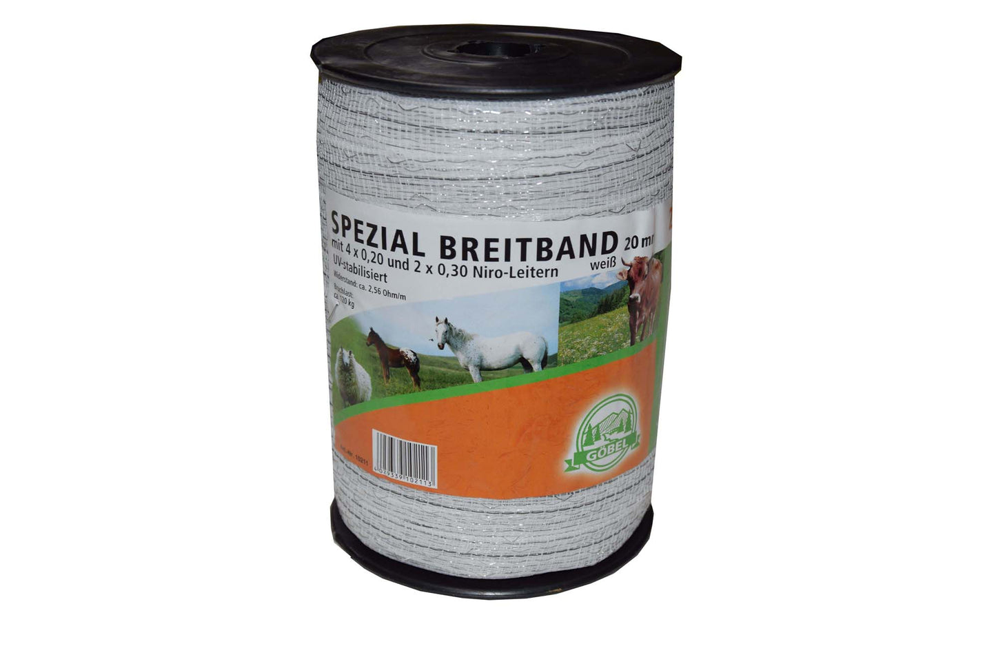 Spezial-Breitband 20mm 200m 2x0,30+4x0,20Niro weiß