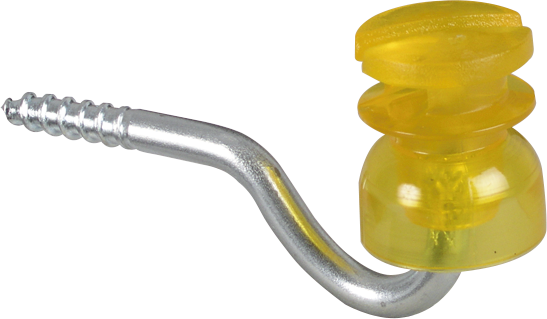 Cellidor-Schlitzisolator mit Holzgewinde (25 Stück / Pack)