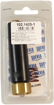 Ventilunterteil mit Feder Suevia Messing Ventil