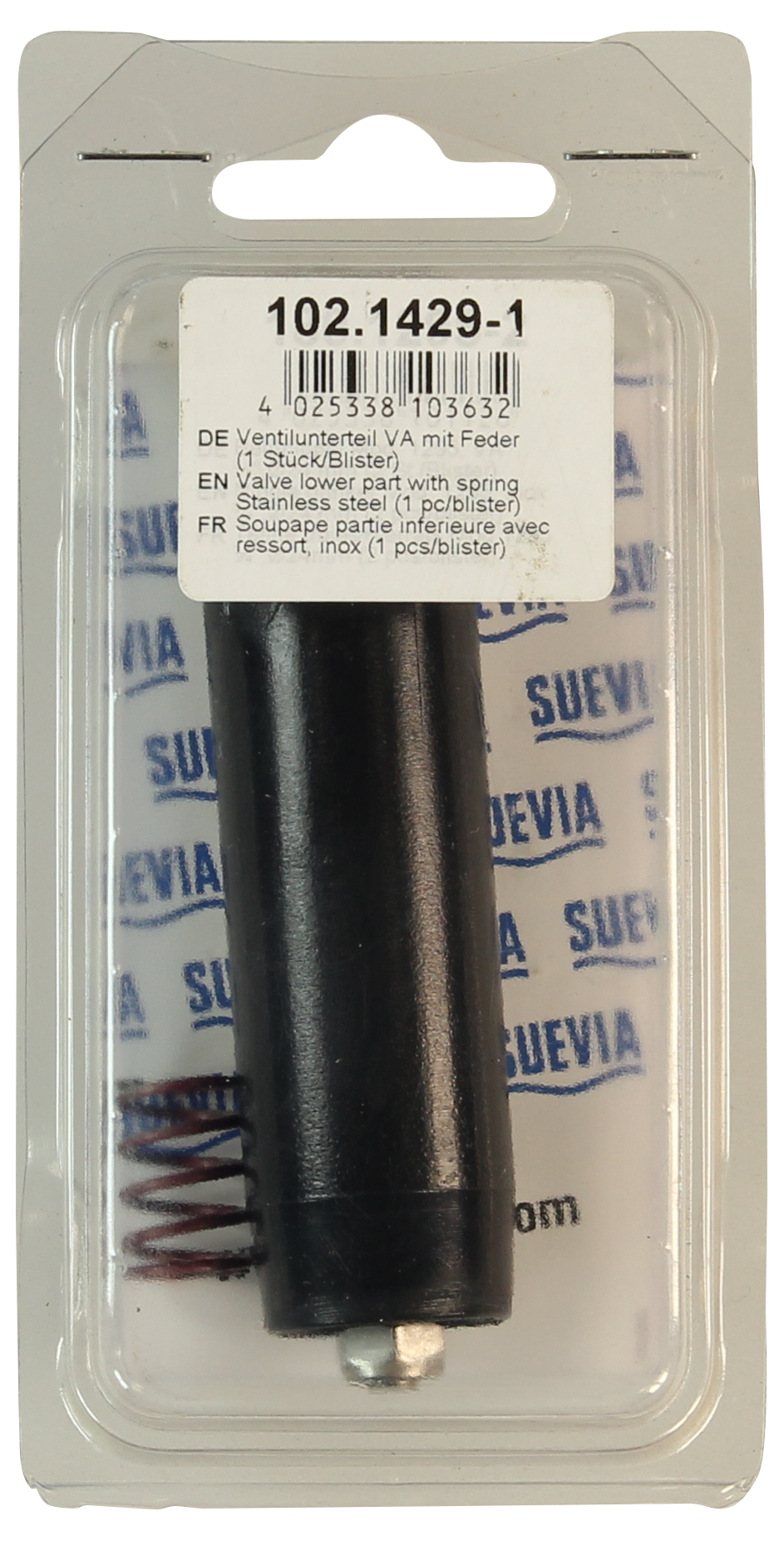 Ventilunterteil mit Feder Suevia V2A Ventil, 3/4" Anschluss