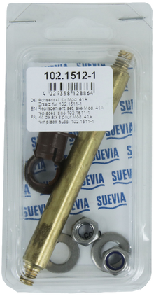 Achsenset für Schwimmerventil-Becken 41A Achse mit 2 Scheiben und Muttern (Servicepack 1 St./Pack)